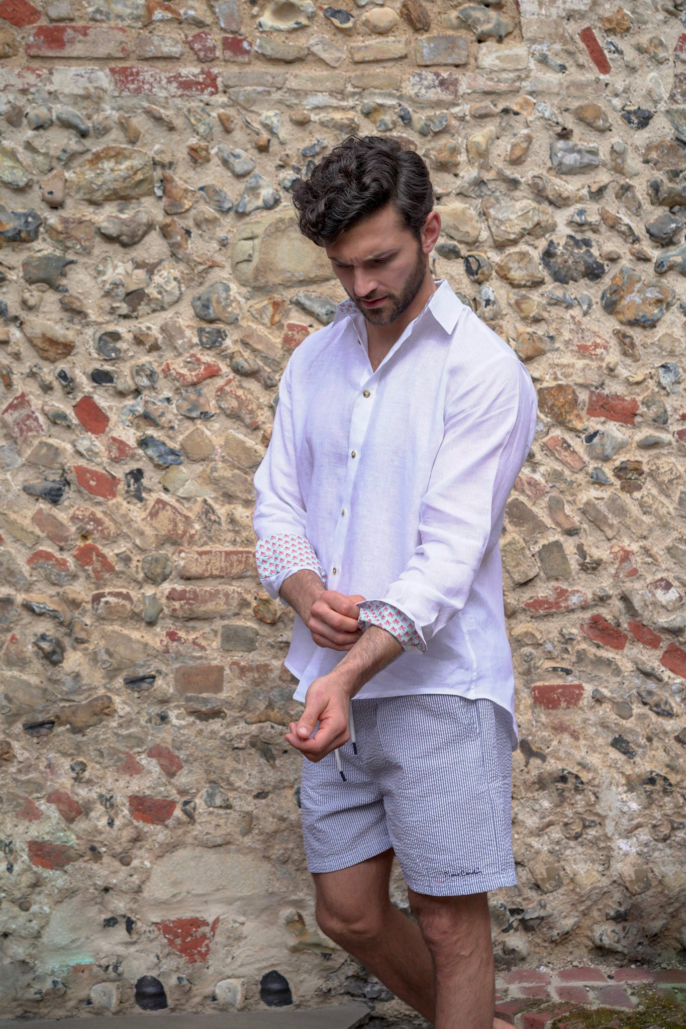 White Linen Shirt