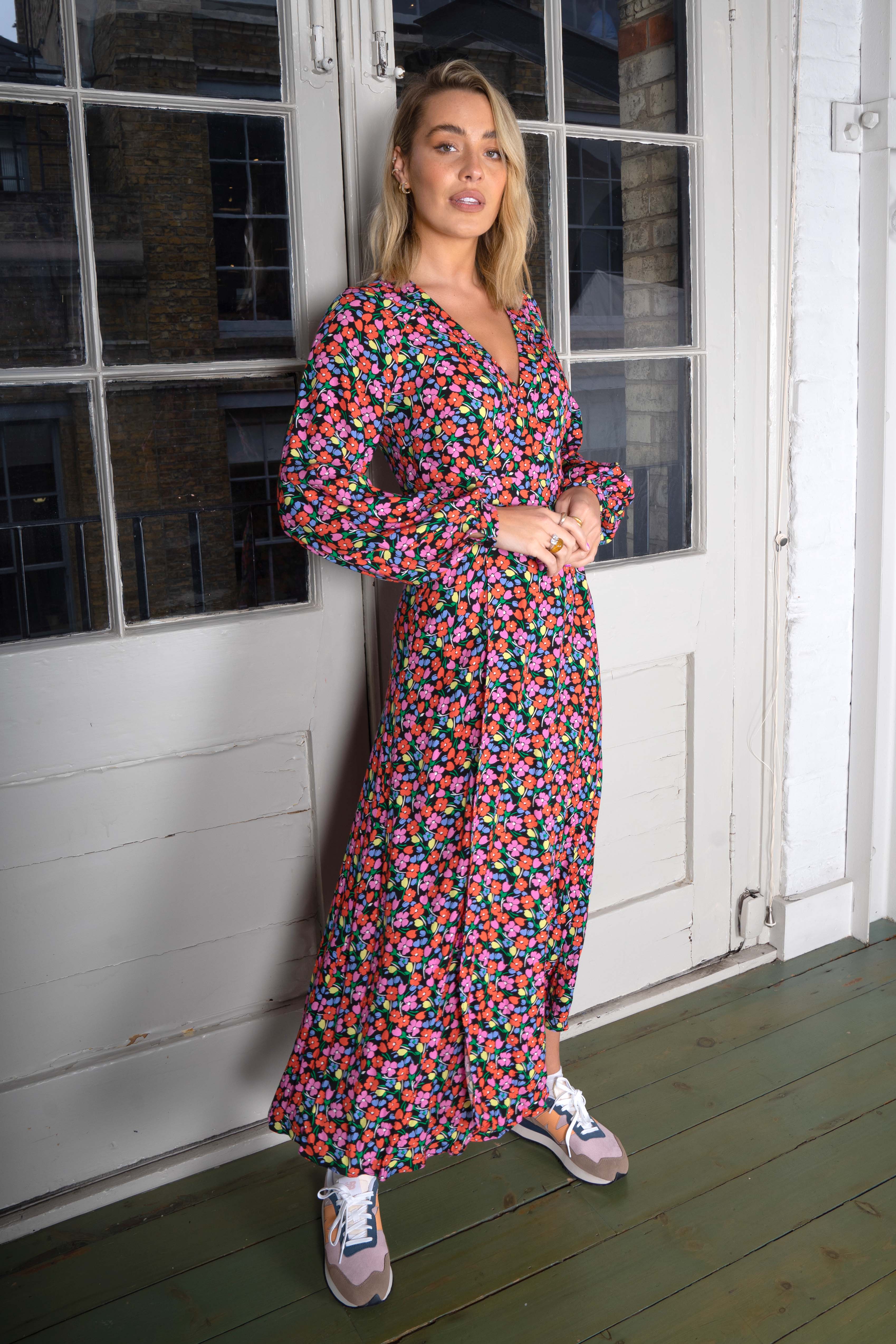 Fabienne Dress in Ditsy Garden Floral