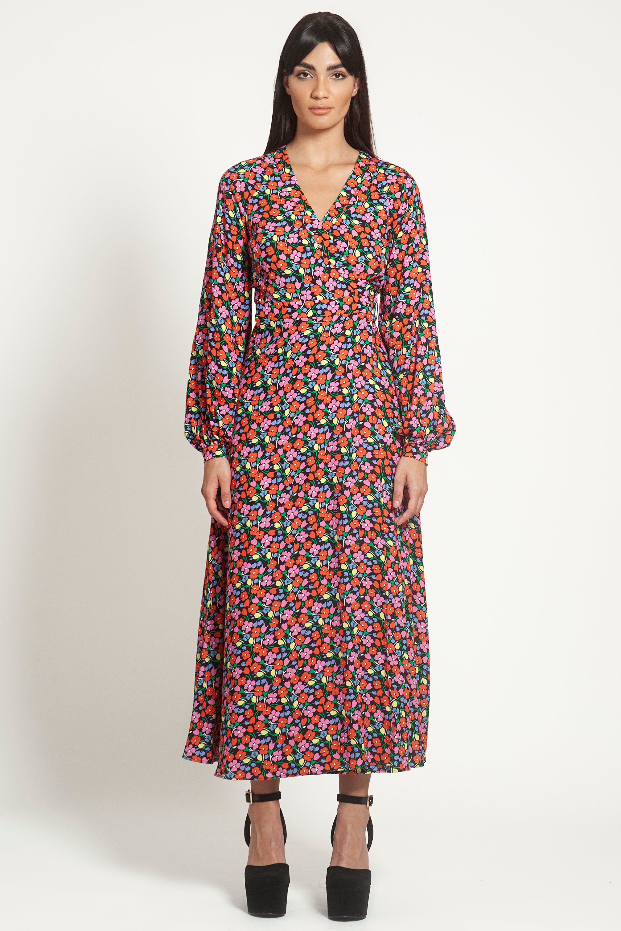 Fabienne Dress in Ditsy Garden Floral