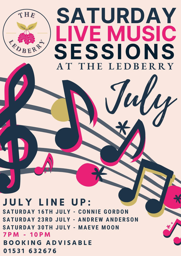 Saturday Live Music Sessions @ The Ledberry