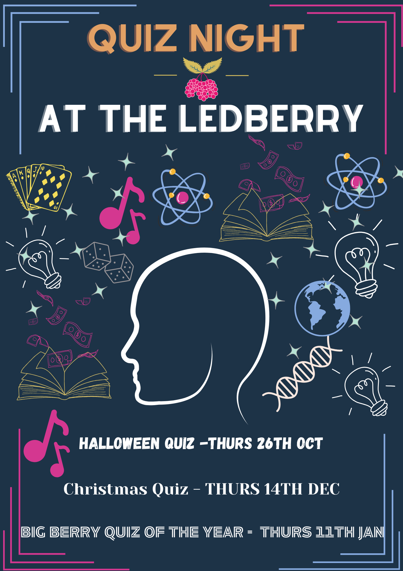 QUIZ NIGHTS AT THE LEDBERRY