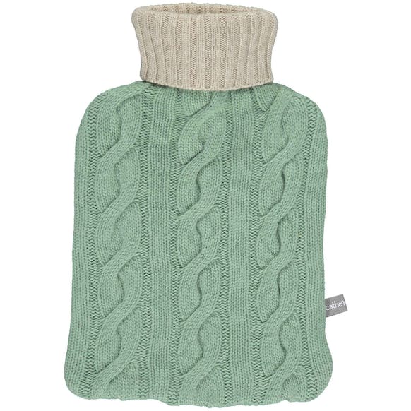 Cashmere Cable-Knit Hot Water Bottle