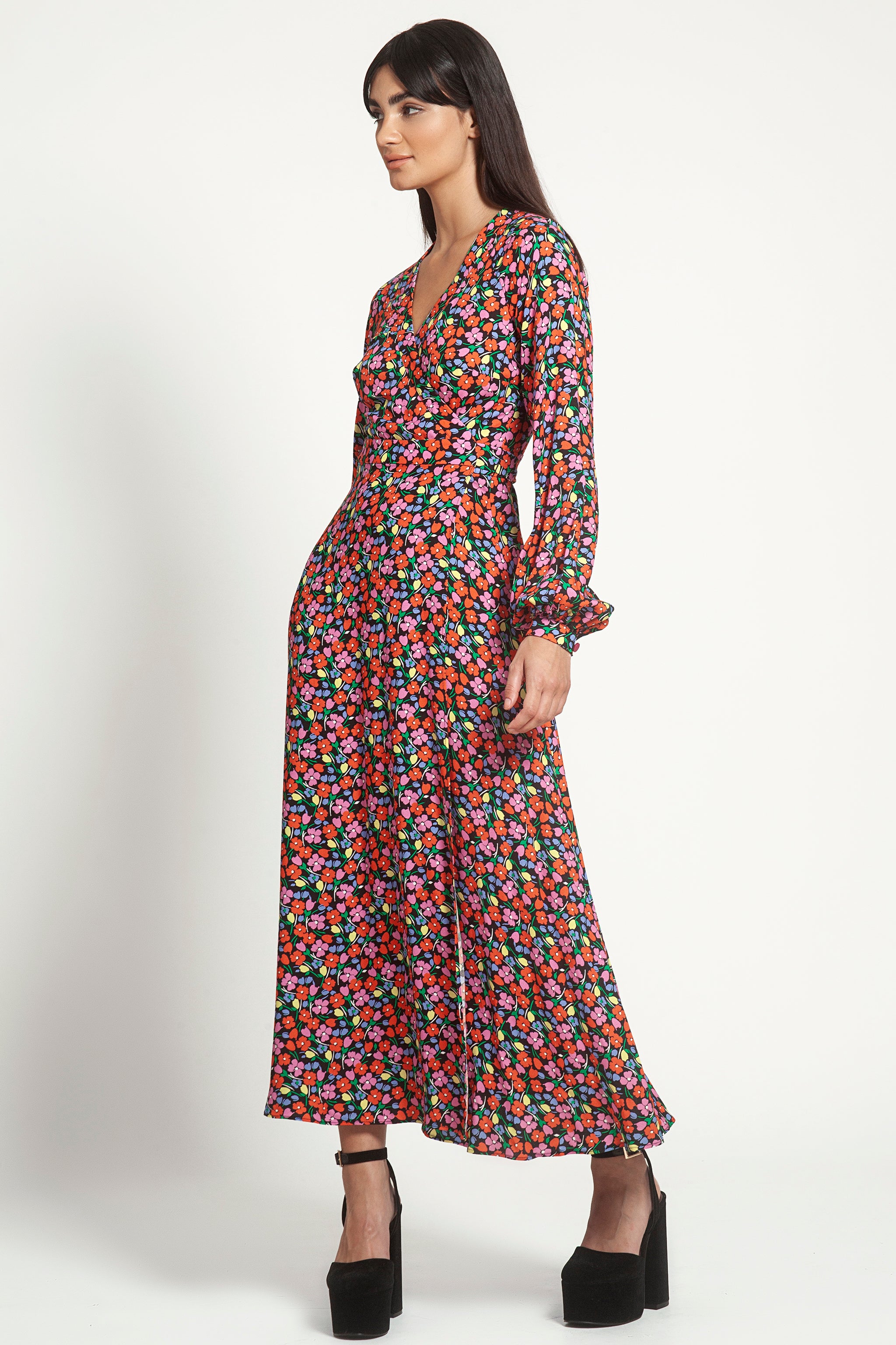 Fabienne Dress in Ditsy Garden Floral