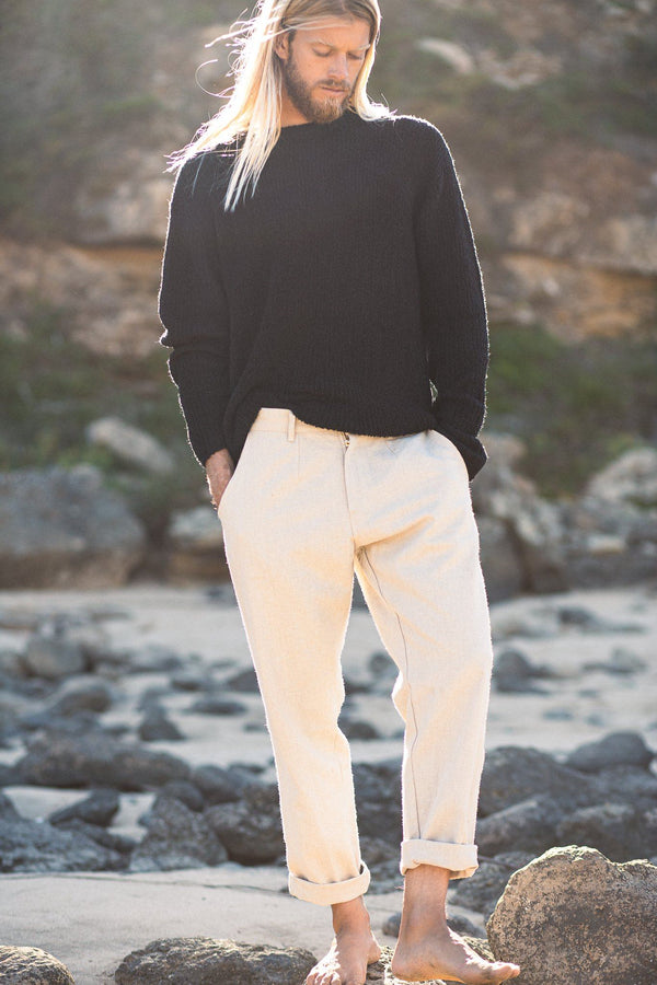 Bandi Natural Linen Trousers