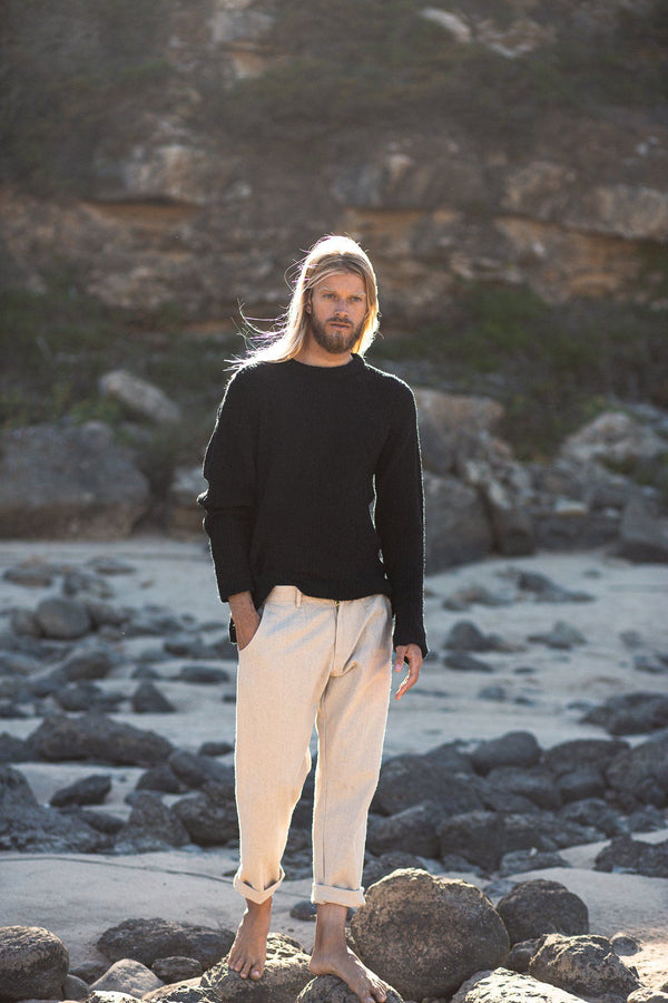 Bandi Natural Linen Trousers