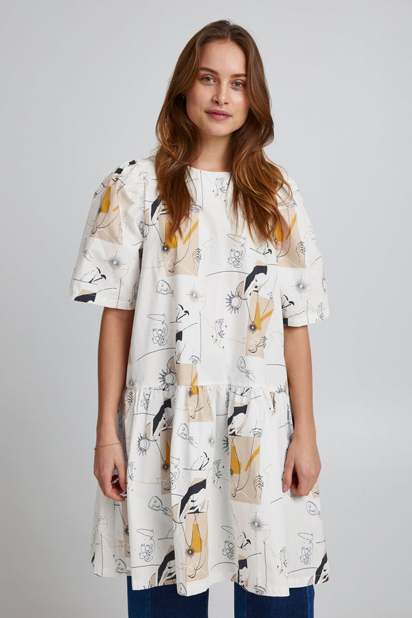 Teresa Dress in Blanc de Blanc