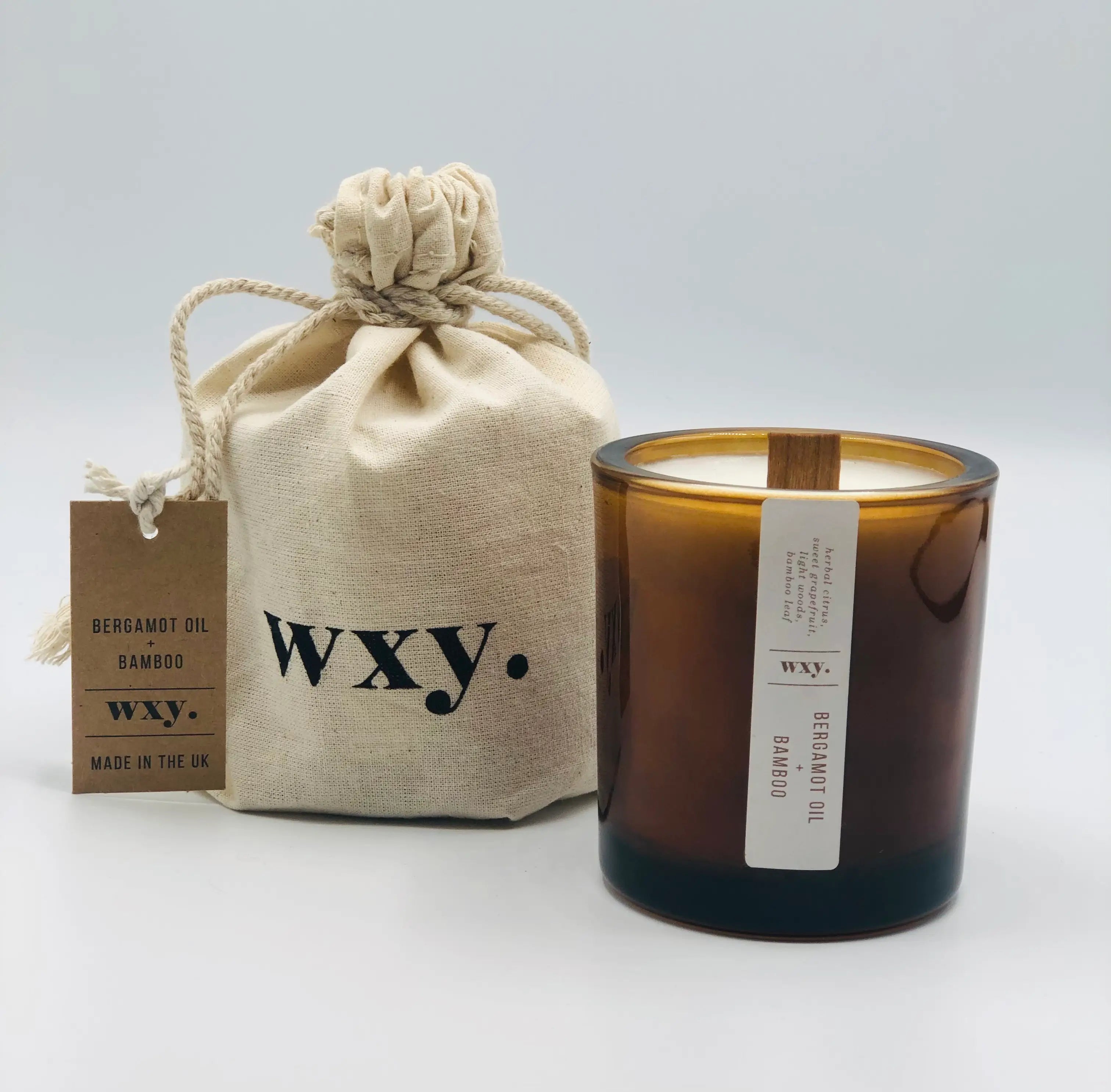 Wxy Amber - Bamboo and Bergamot Oil Candle