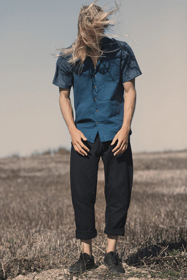 Bandi Black Linen Trousers